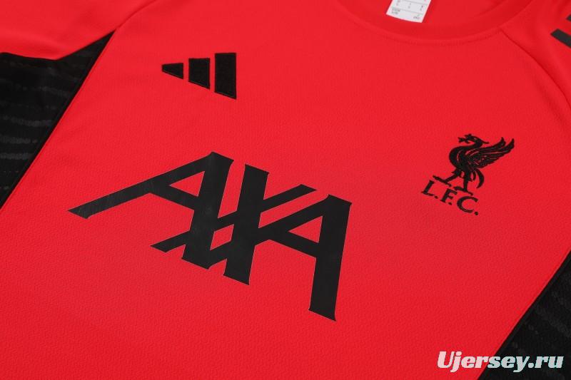 25/26 Liverpool Red Short Sleeve Jersey+Shorts