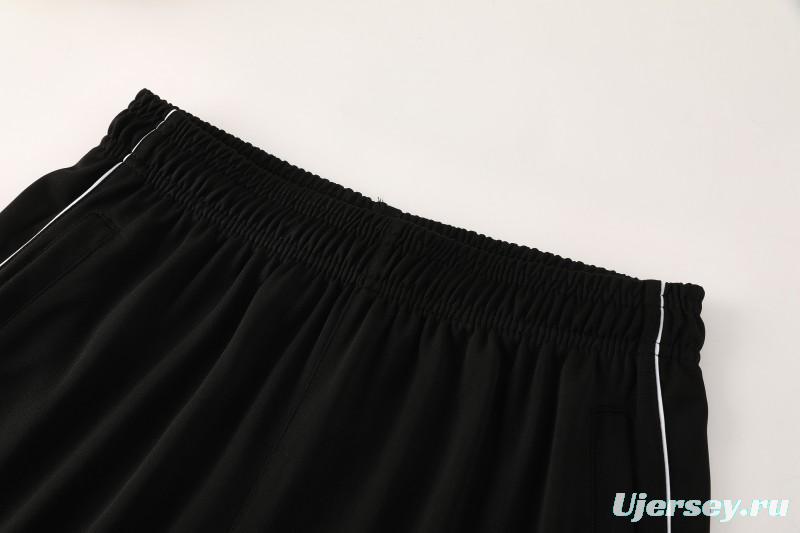 25/26  Adidas Light Grey Full zipper Jacket Tracksuit+ long pants