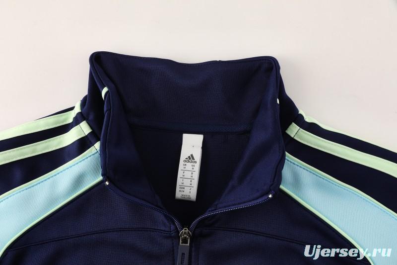 25/26 Ajax Amsterdam Navy Blue Full zipper Jacket Tracksuit+ long pants