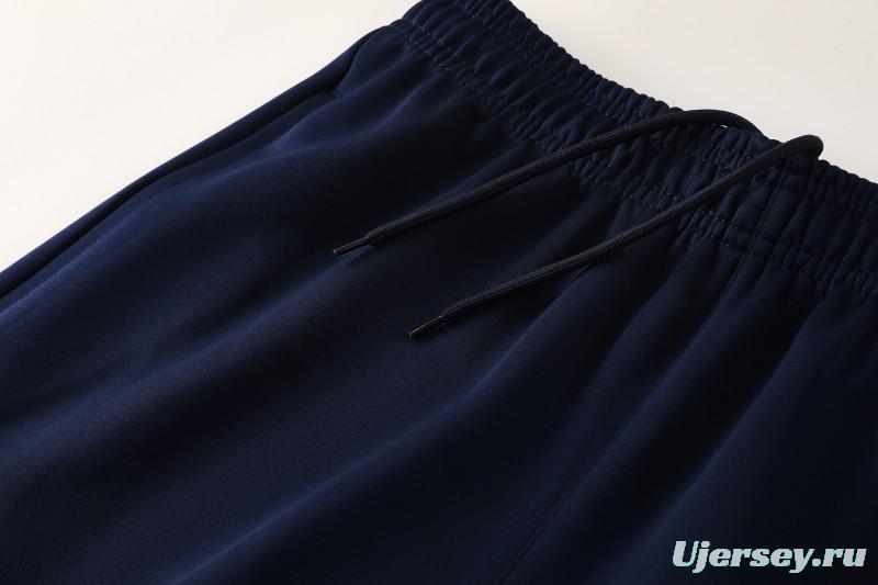 25/26 SSC Napoli Navy Blue  Full zipper Jacket Tracksuit+ long pants