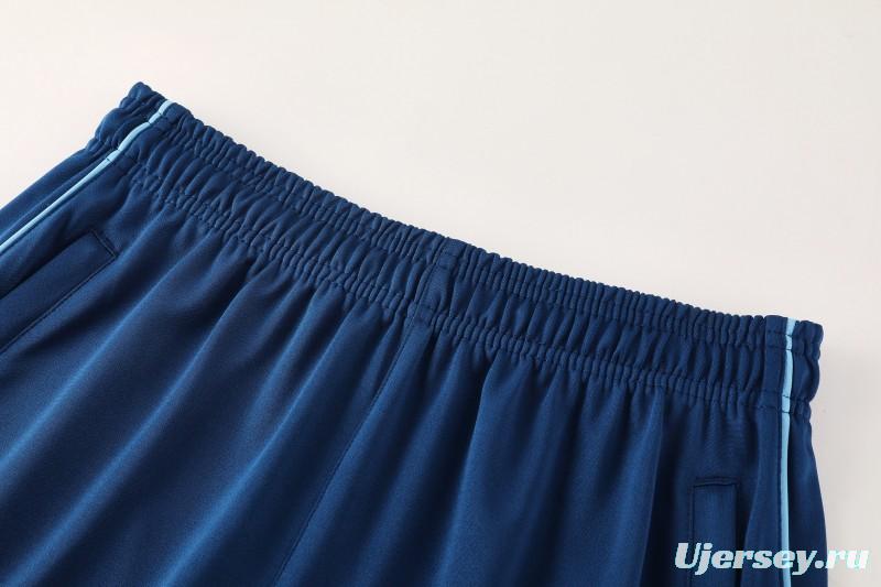 25/26  Adidas Navy Blue Full zipper Jacket Tracksuit+ long pants