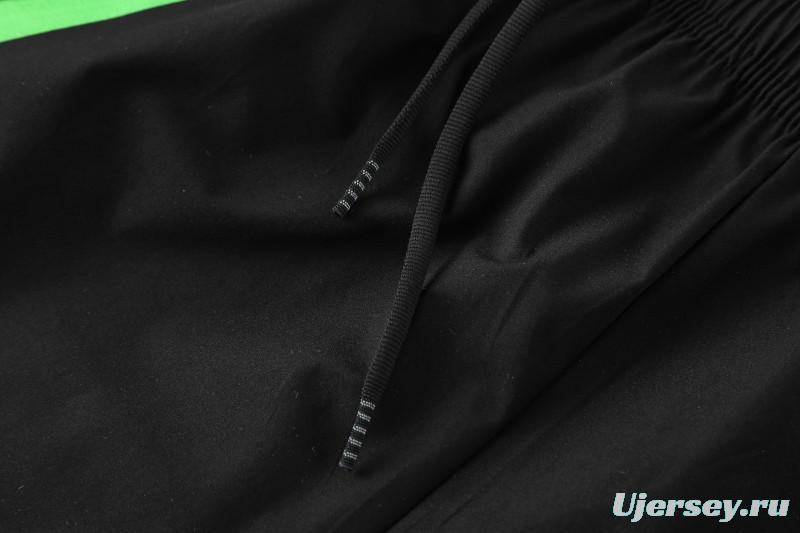 25/26 Real Betis White Black Green  Full zipper Jacket Tracksuit+ long pants