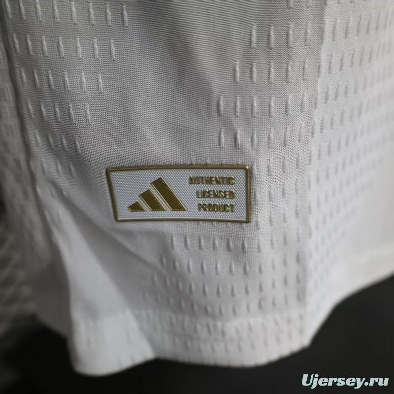 26/27 Player Version Real Madrid Home White Pink Black Jersey