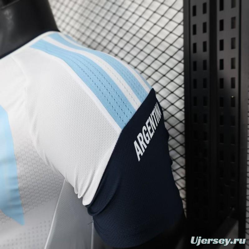 Player Version 2026 Argentina White Training Jersey