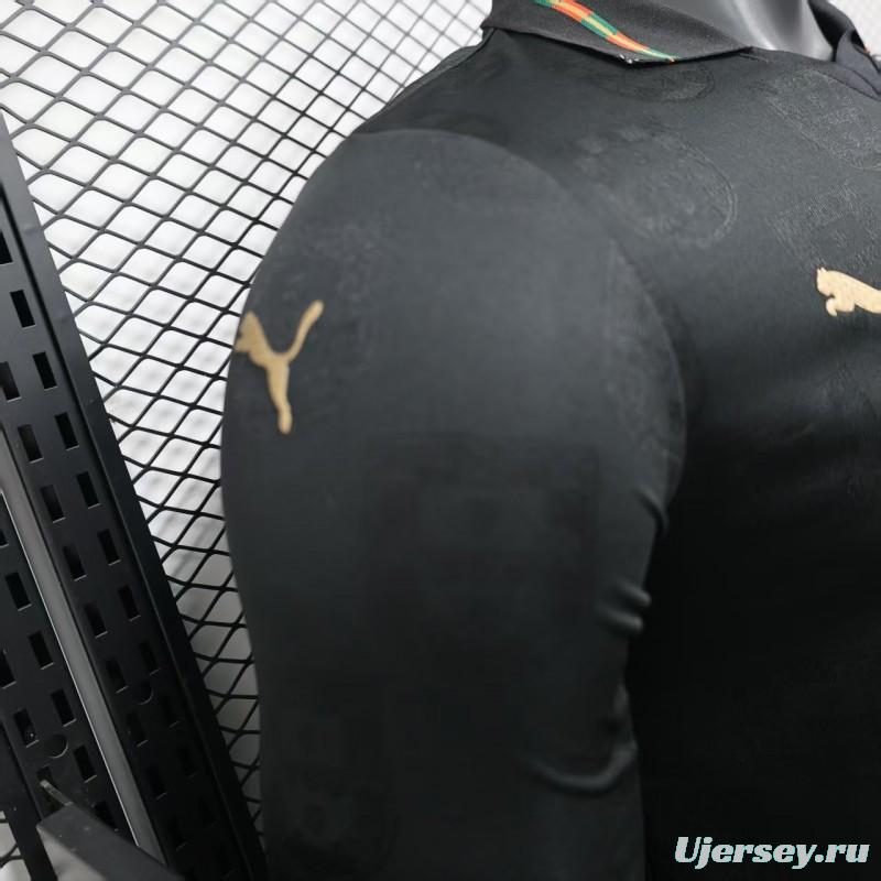 Player Version 2026 Portugal Goalkeeper Dark Grey Long Sleeve Jersey