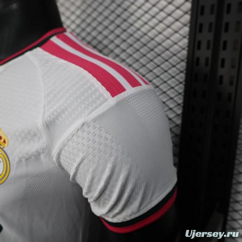 26/27 Player Version Real Madrid Home White Pink Black Jersey