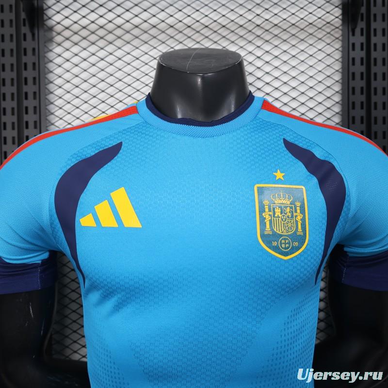 2026 Player Version  Spain  Sky Blue Training Jersey