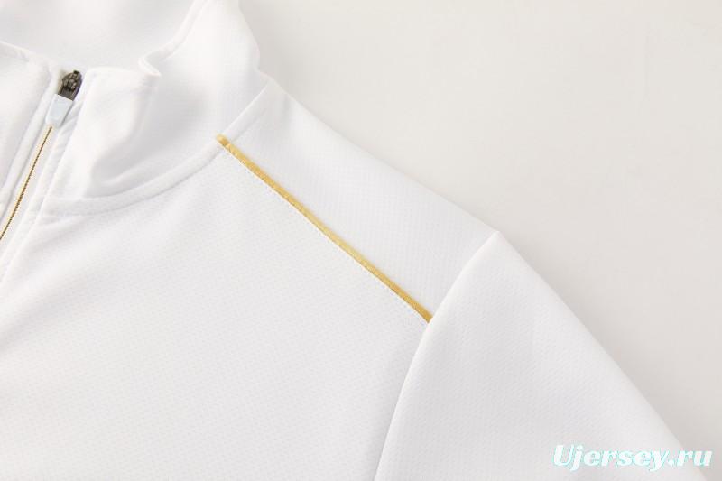 2026 NIKE White Full Zipper Jacket + Long Pants