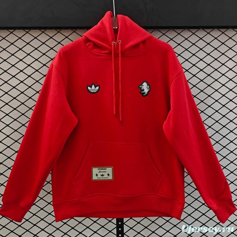 25/26 Juventus Embroidered Logo Hoodie 9 Colors