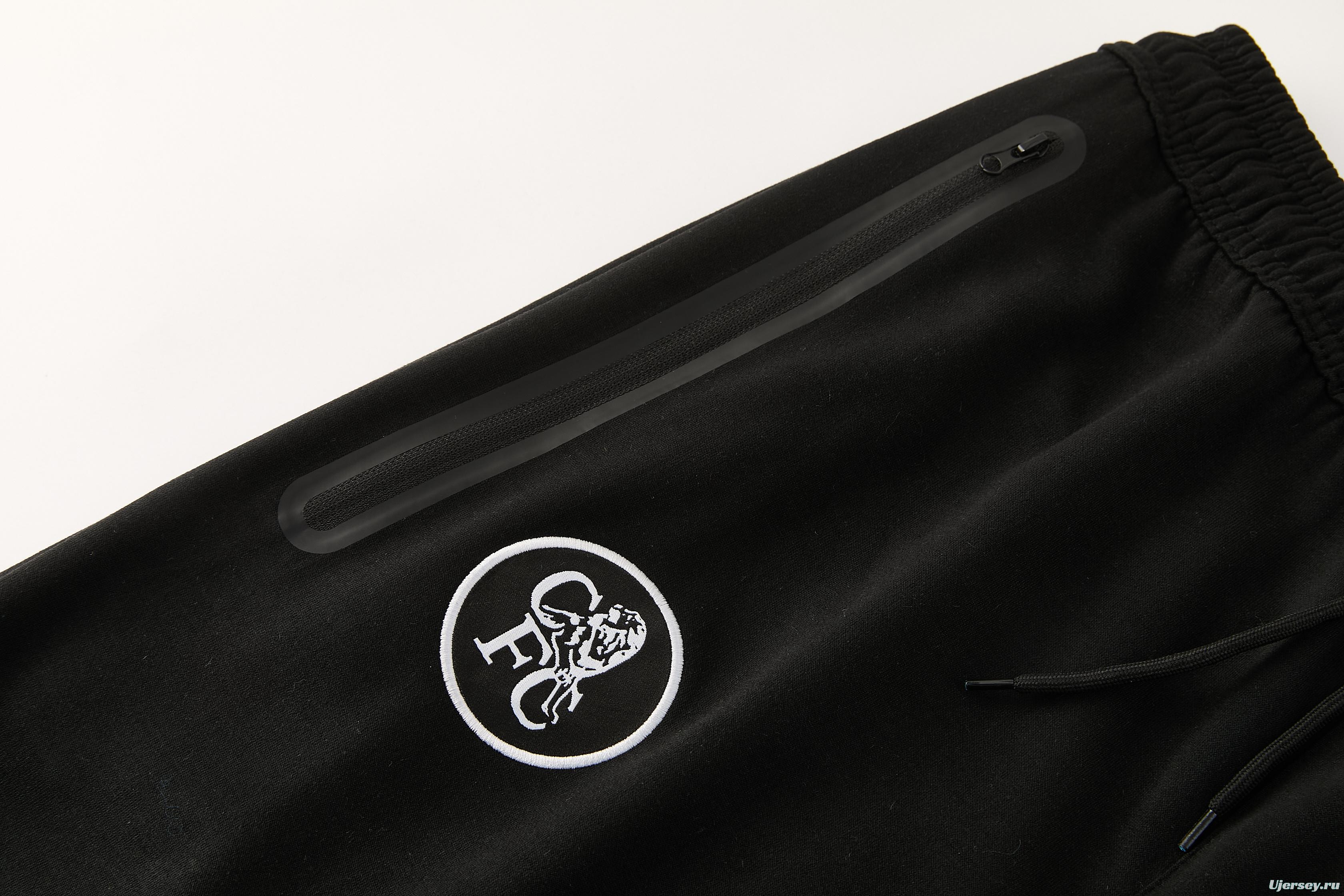 25/26 Chelsea Black Full Zipper Hoodie Windbreaker + Long Pants