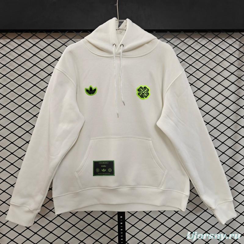25/26 Celtic Embroidered Logo Hoodie 9 Colors