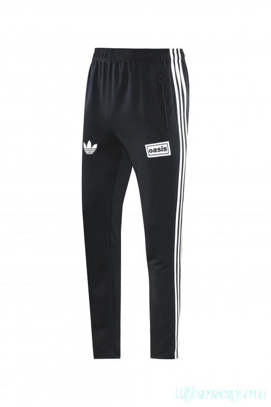 2026 Adidas Black Full Zipper Jacket + Long Pants