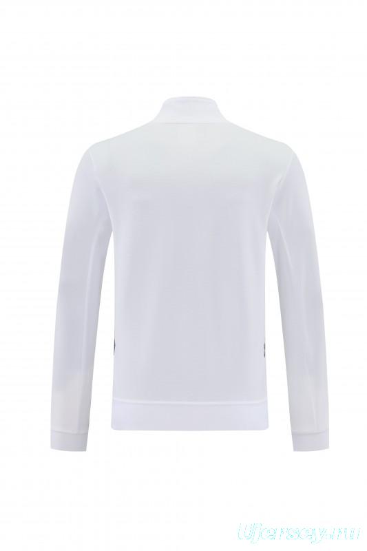 2026 NIKE White Full Zipper Jacket + Long Pants