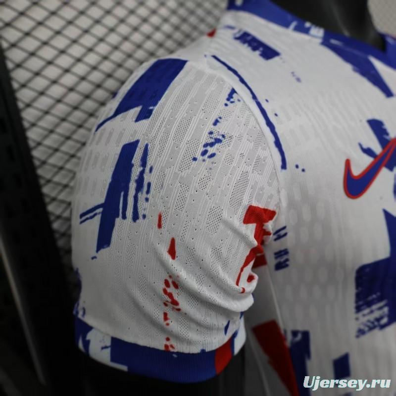 2026 Player Version France White with Blue and Red Brushstrokes
Special Edition Jersey