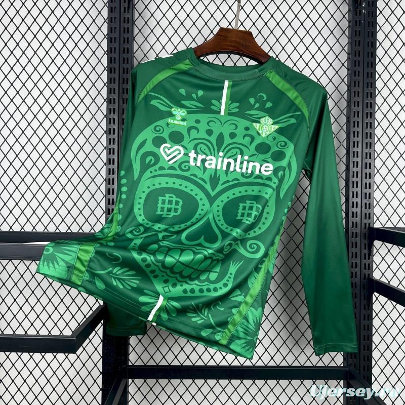 2025/26 Mens Real Betis Pre-Match Long Sleeve Jersey