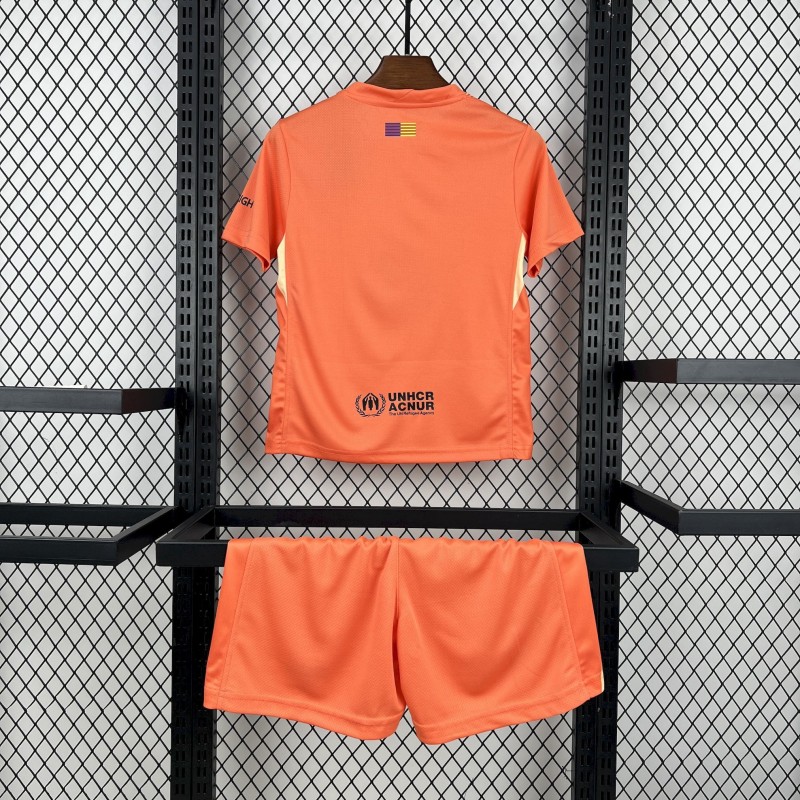 2025/26 Kids Barcelona Goalkeeper Kit