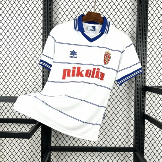 2000/01 Retro Real Zaragoza Home Jersey