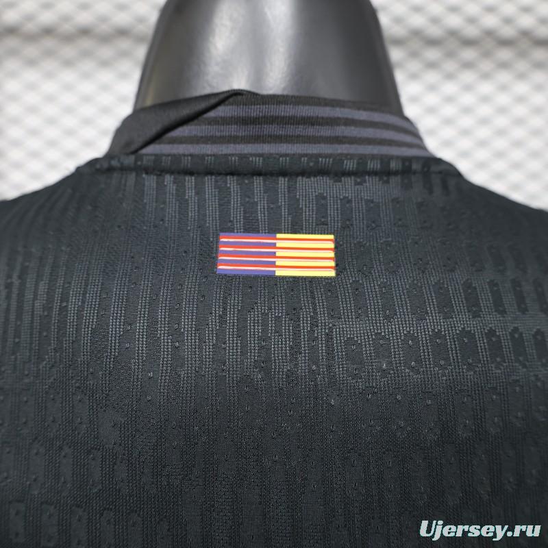Player Version 26/27 FC Barcelona All-Black with Spotify Sponsor Special Edition Jersey