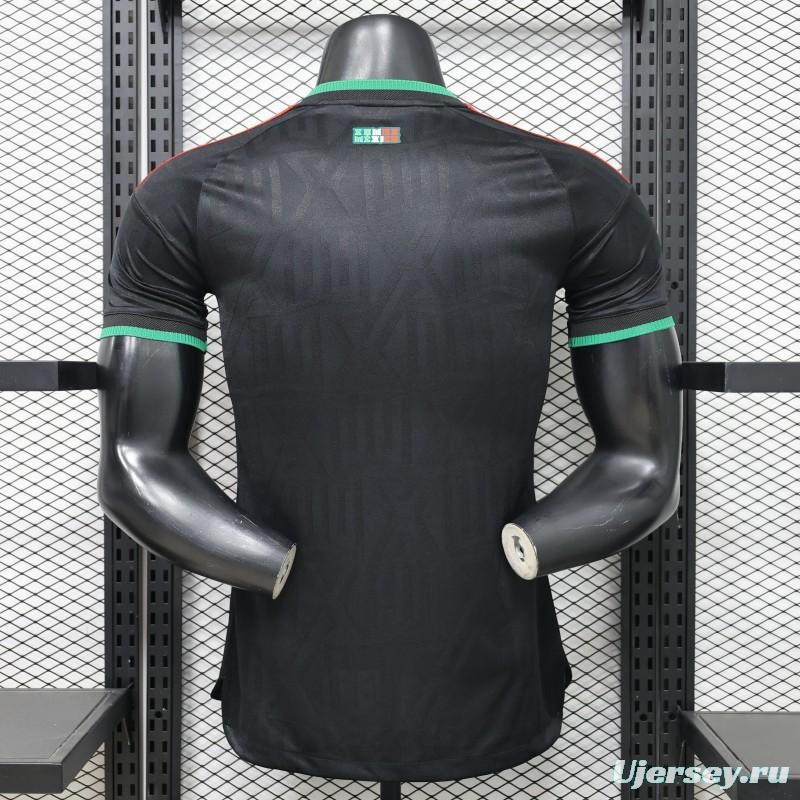 Player Version 2026 Mexico Black Dark Monogram Adidas Originals Special Edition Away Jersey