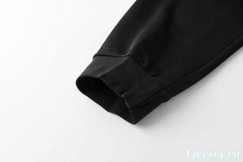 2026 Adidas Black Full Zipper Jacket + Long Pants