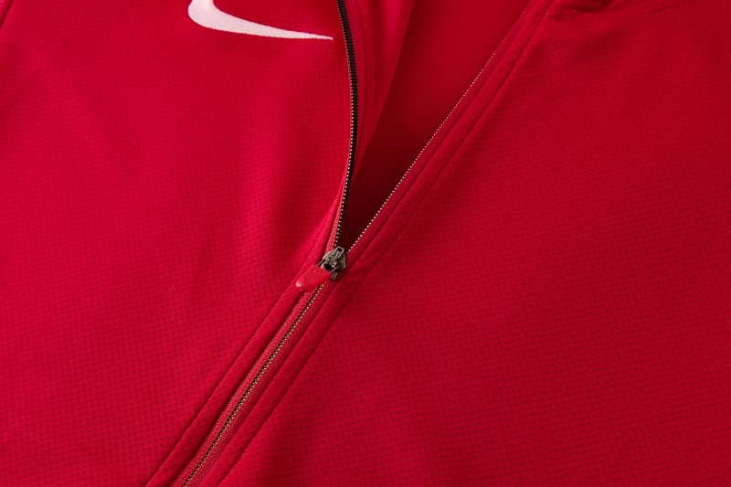 2026 Nike Red Full Zipper Jacket + Long Pants