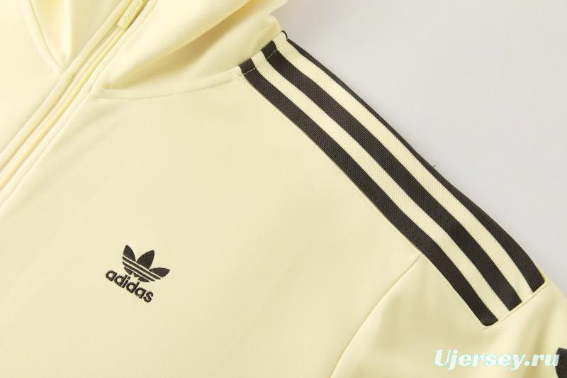 2026  Adidas Apricot Full Zipper Jacket + Long Pants