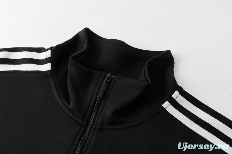 2026 Adidas Black Full Zipper Jacket + Long Pants