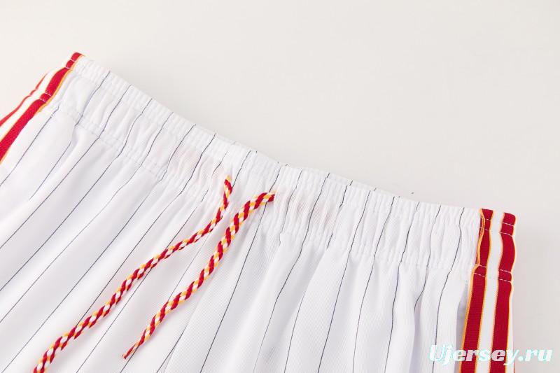 26/27 AS Roma White Short Sleeve+Soccer Shorts