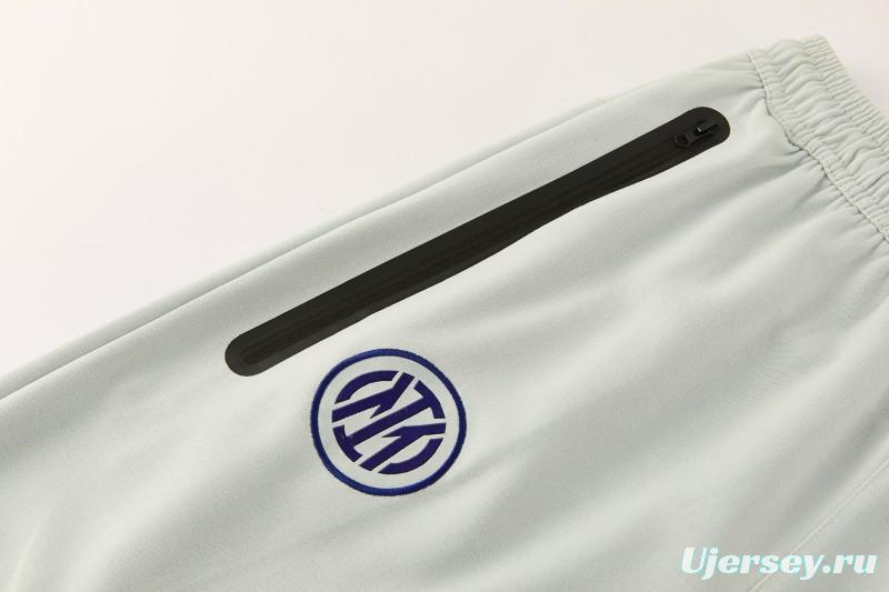 26/27 Inter Milan Light Mint Full Zipper Hooded Tracksuit + Long Pants