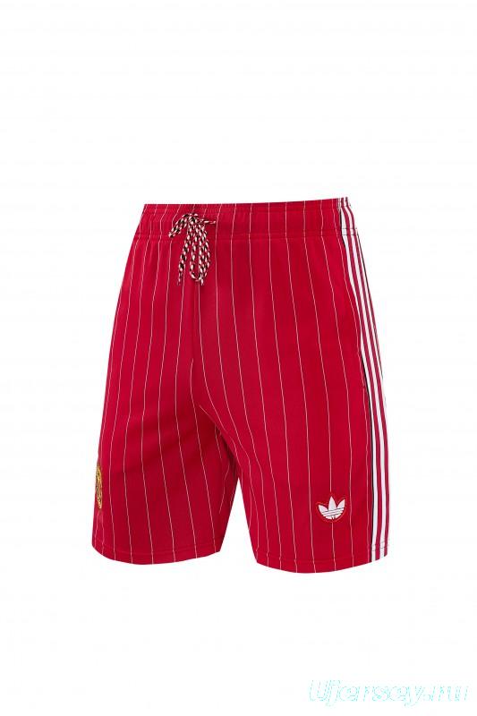 26/27  Manchester United Red Short Sleeve+Soccer Shorts
