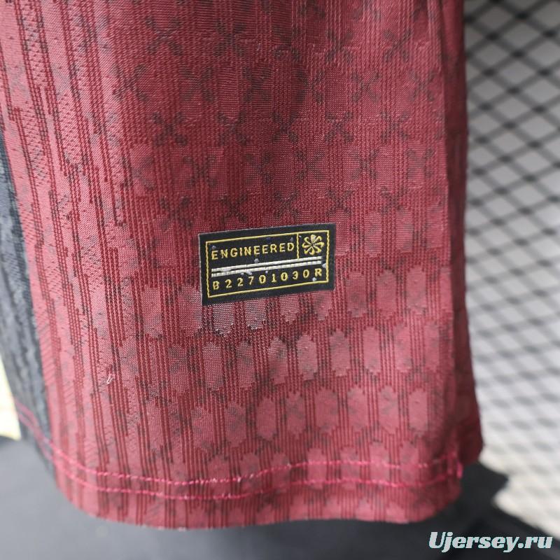 Player Version 26/27  PSG Paris Saint-Germain Black Burgundy Gold Special Edition Jersey