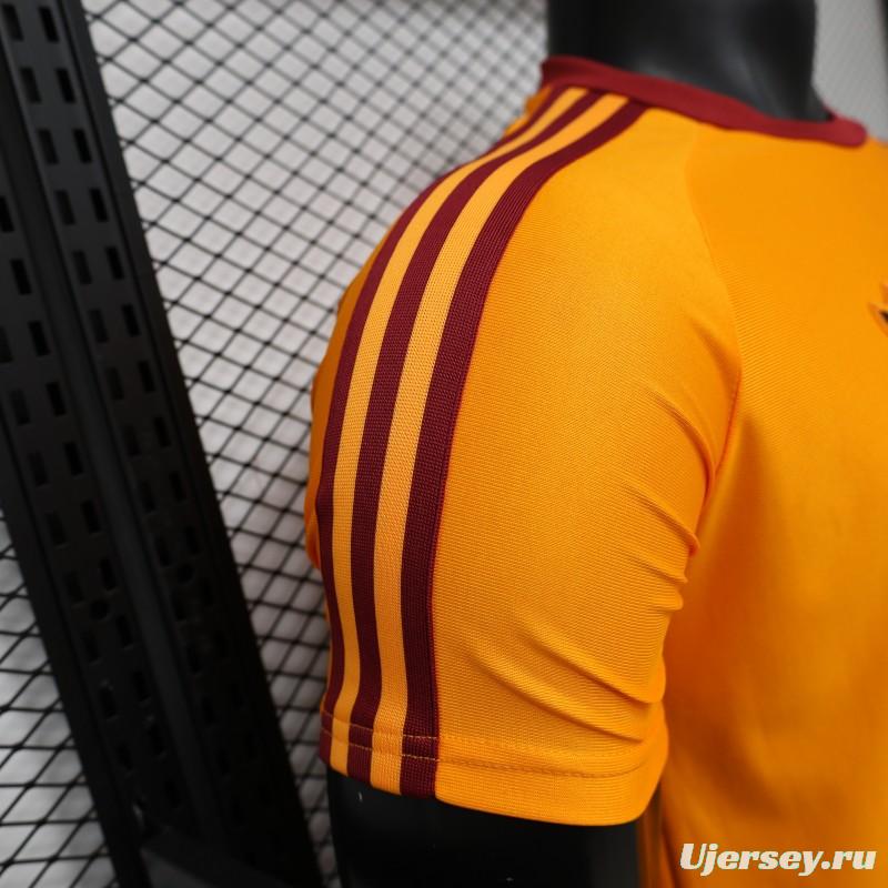 Player Version 26/27 AS Roma x Adidas Originals Orange Special Edition Jersey