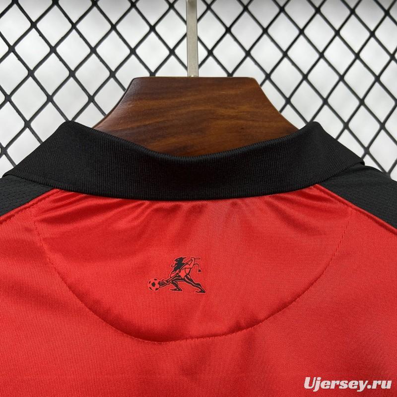 25/26 AC Milan x Slam Jam Limited Edition Long Sleeve Red Forth Jersey