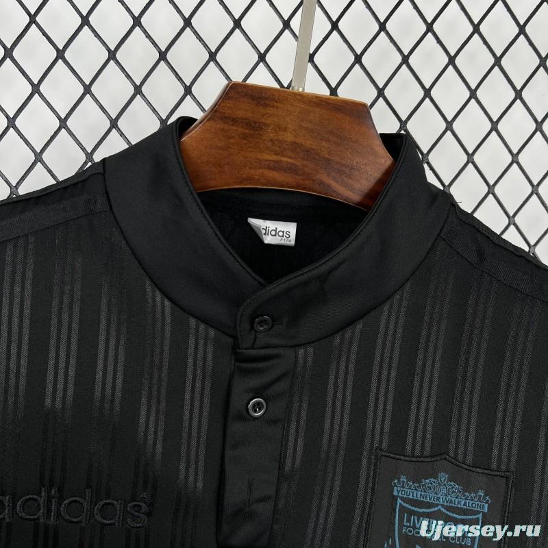 25/26 Liverpool Vintage 95/96 Remake Black Jersey