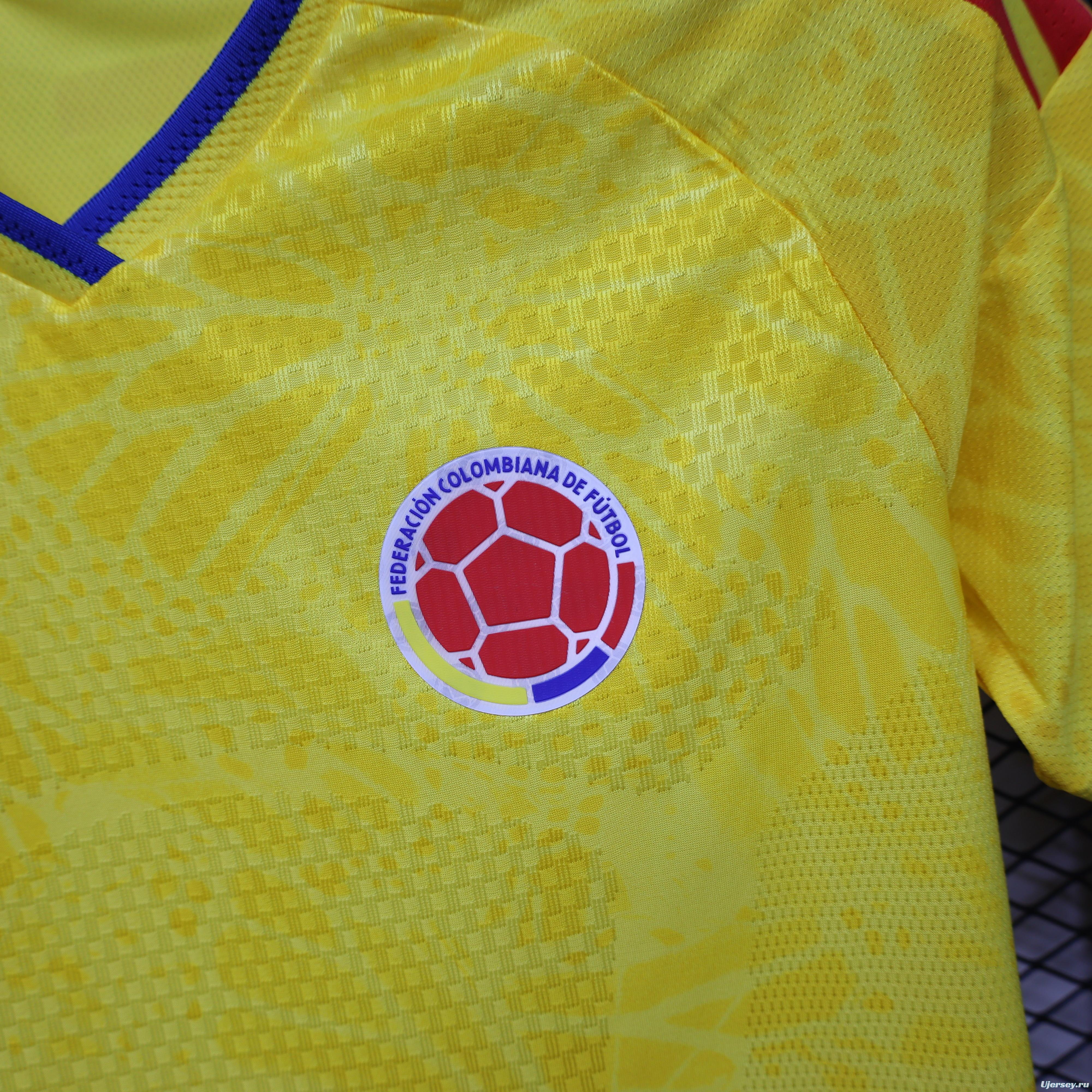 Player Version 2026 Colombia Women Yellow Home Jersey