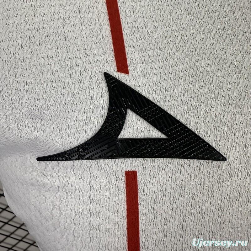 Player Version 25/26 Club Necaxa White with Red Pinstripe Jersey