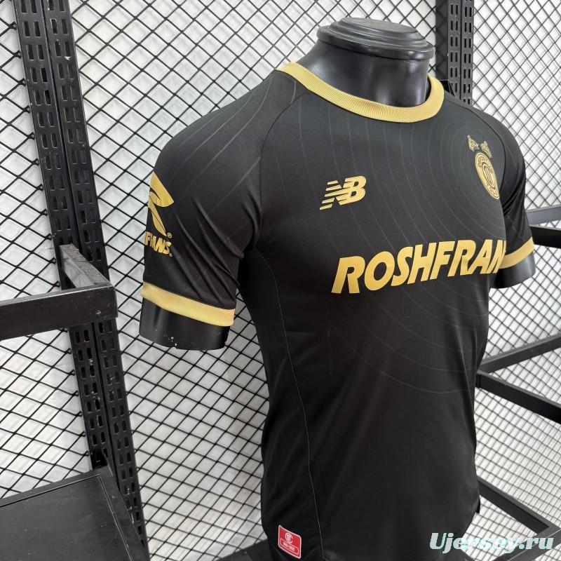 Player Version 26/27 Deportivo Toluca FC New Balance Away Black Gold Jersey