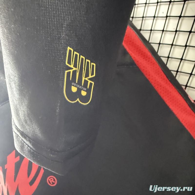 Player Version 25/26 Deportivo Toluca FC Black Goalkeeper Long Sleeve Jersey with Polo Collar