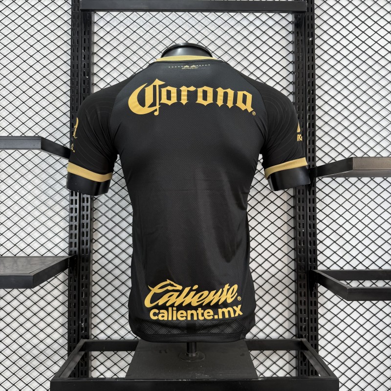 Player Version 26/27 Deportivo Toluca FC New Balance Away Black Gold Jersey