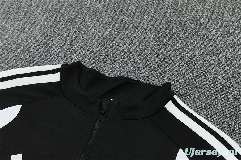 2026 Inter Miami CF Black & White Half Zipper Jacket Tracksuit + Long Pants