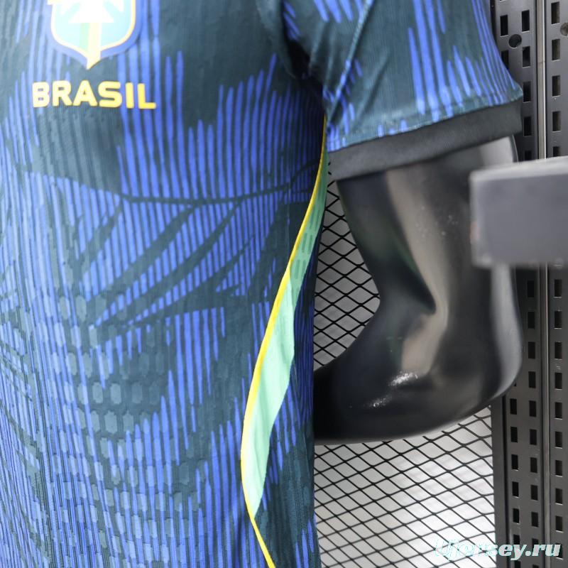 Player Version 2026 Brazil Navy Blue  Special Edition Away Jersey