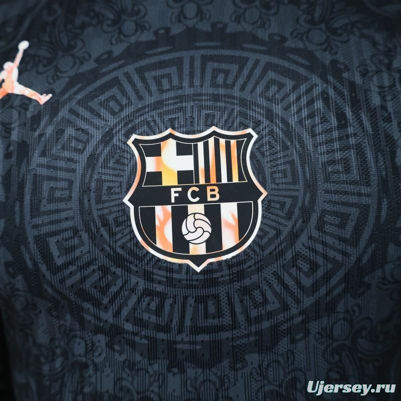 Player Version 26/27 FC Barcelona Dark Black & Red Special Edition Jersey