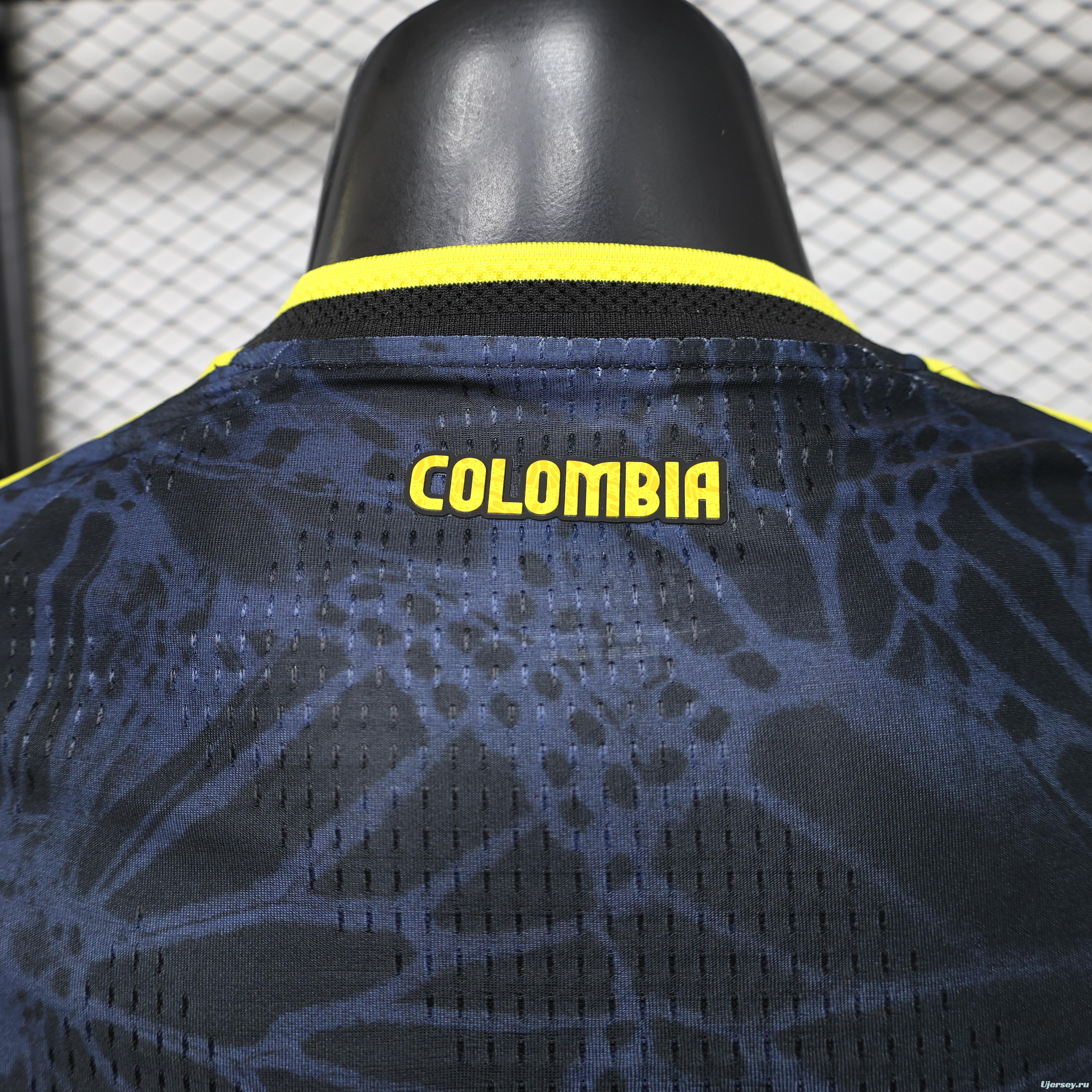 Player Version 26/27 Colombia Away  Navy Blue & Yellow Special Edition Jersey