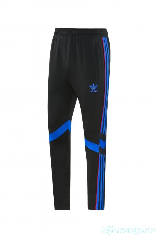 26/27 Adidas Originals Green  Full Zipper Jacket Tracksuit + Royal Blue  Long Pants