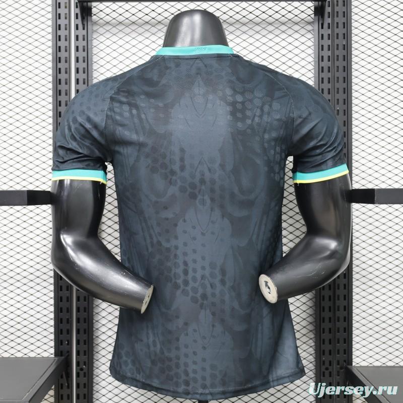 Player Version 26/27  Brazil  Charcoal Black & Mint Teal  Special Edition Jersey