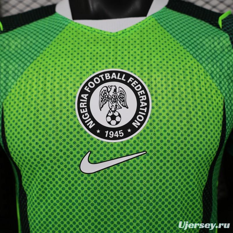 Player Version 26/27 Nigeria Volt Green & Dark Green  Home Jersey