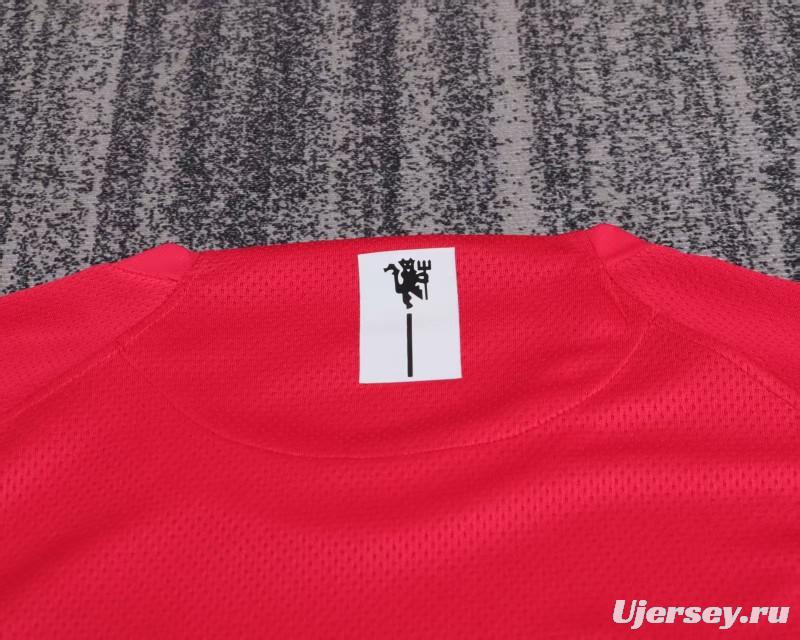 Retro Kids 07/08 Manchester United Home Jersey