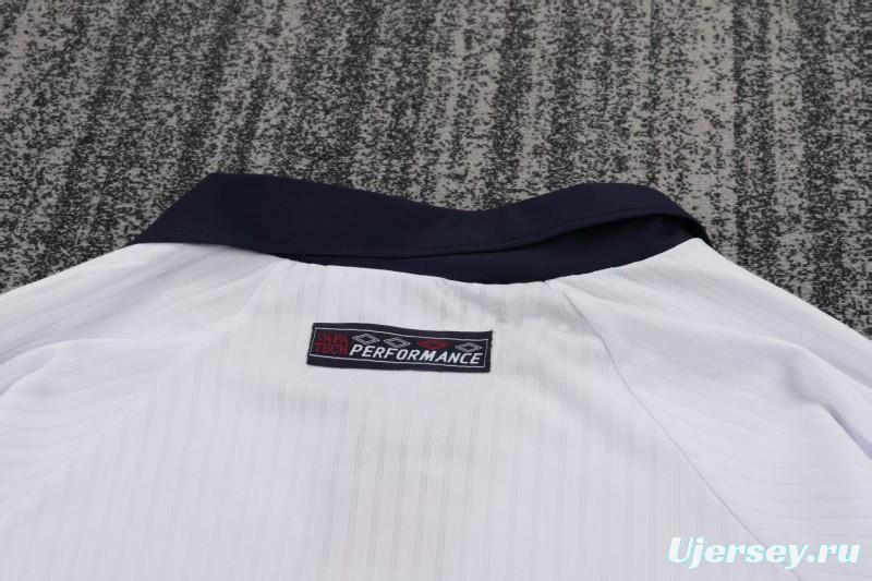 Retro Kids 1998 England Home Long Sleeve Jersey