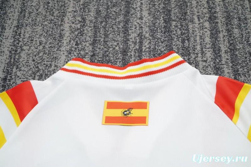 Retro Kids 1996  Spain Third WhiteJersey