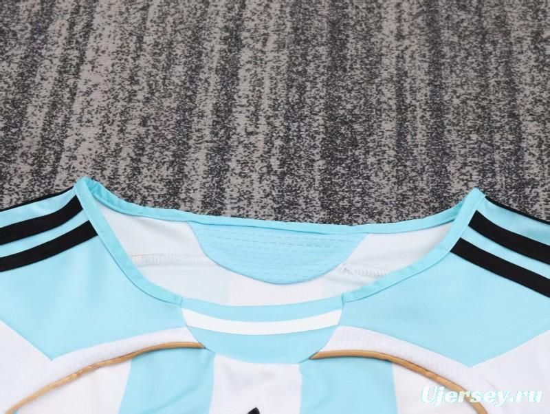 Retro Kids 2006 Argentina Home Jersey